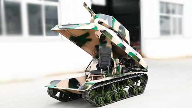 坦克履带底盘定制适配游乐场地多样地形！