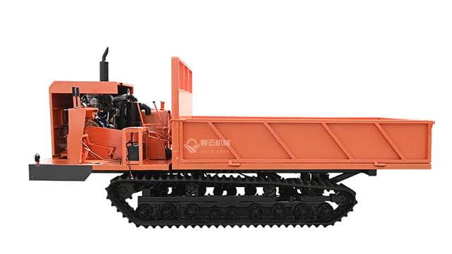 爬山虎履带自卸车