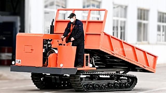爬山虎履带自卸车