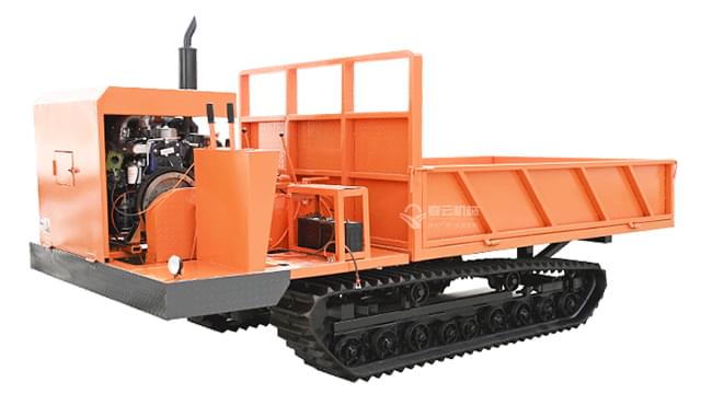 爬山虎履带自卸车