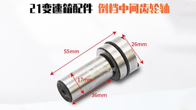 倒档中间齿轮轴