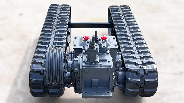 1米4长变速箱履带底盘