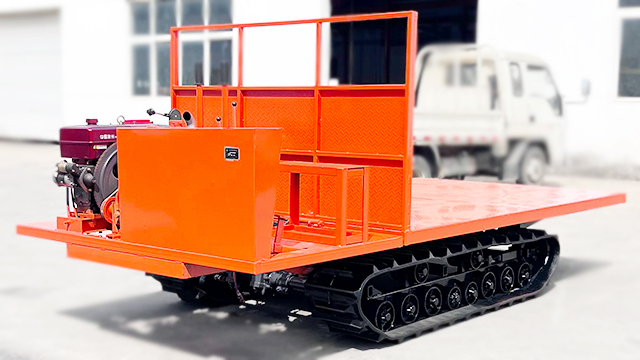 升降平板履带车