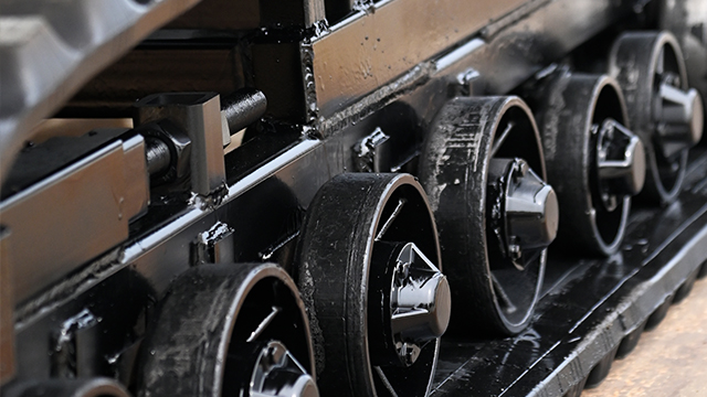 履带底盘支重轮