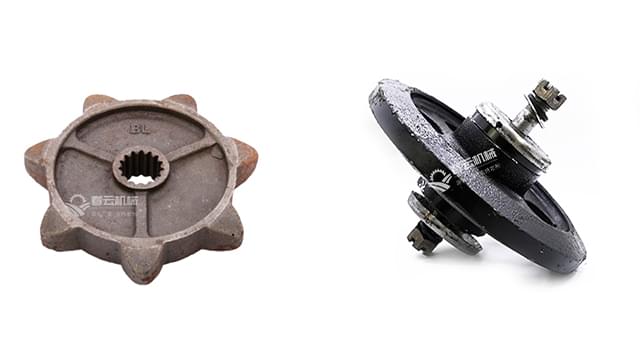 履带底盘的驱动轮和导向轮各展所长作用大！