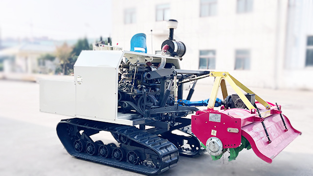 履带底盘的“涉水能力”，轻松征服水田河沟！