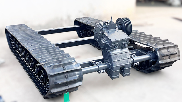 3米长变速箱履带底盘