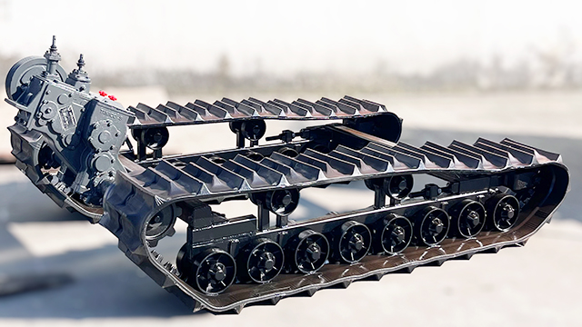 2米4长变速箱履带底盘